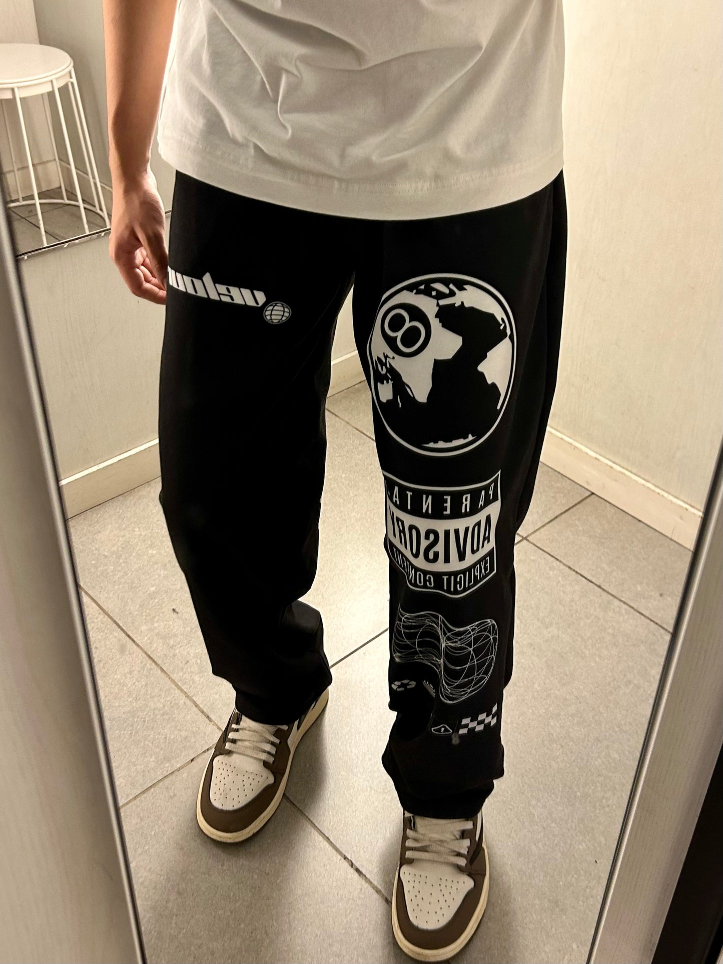 Graphic sweatpants